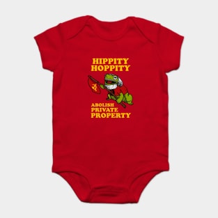 Hippity Hoppity Abolish Private Property Baby Bodysuit